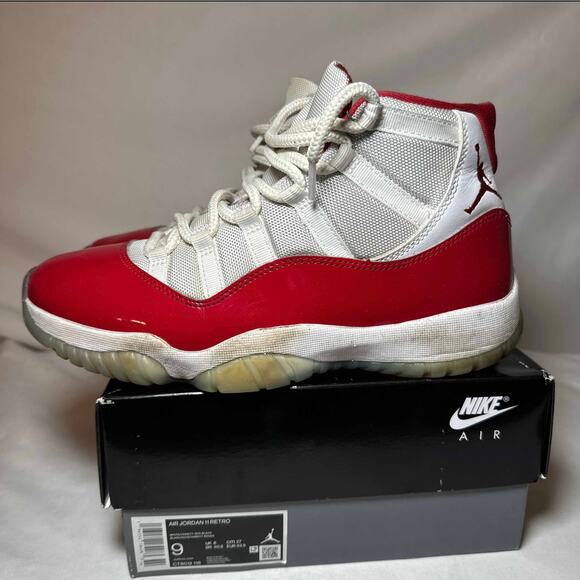 Size 9 - Nike Air Jordan 11 Retro Cherry Men's Shoes Ships Now - Picture 8 of 10